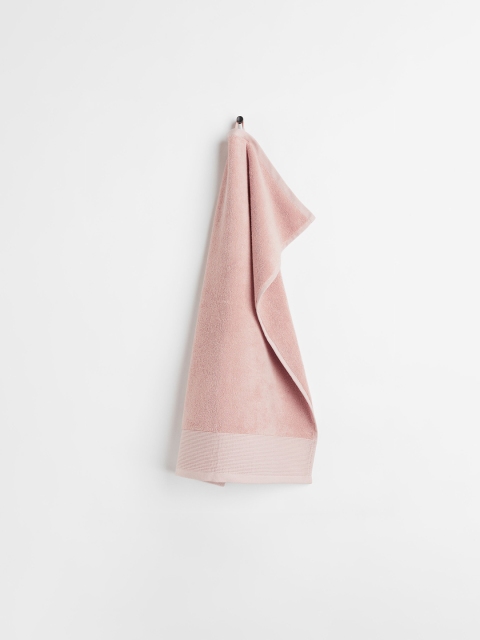 

H&M Pink Classic Cotton Hand Towel