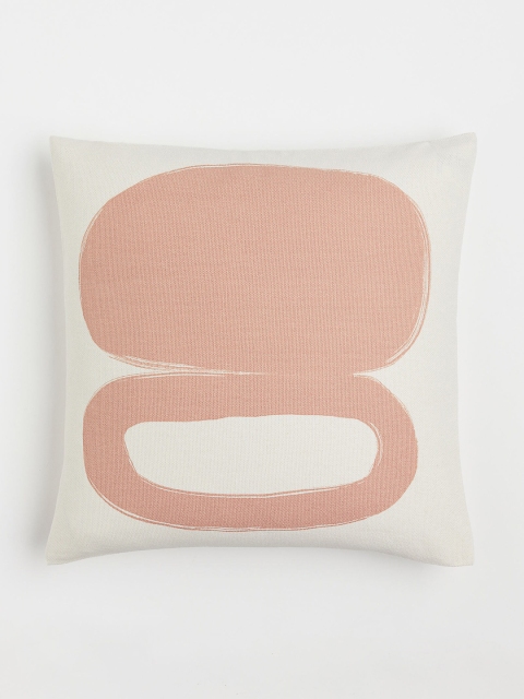 

H&M Beige Printed Cushion Cover
