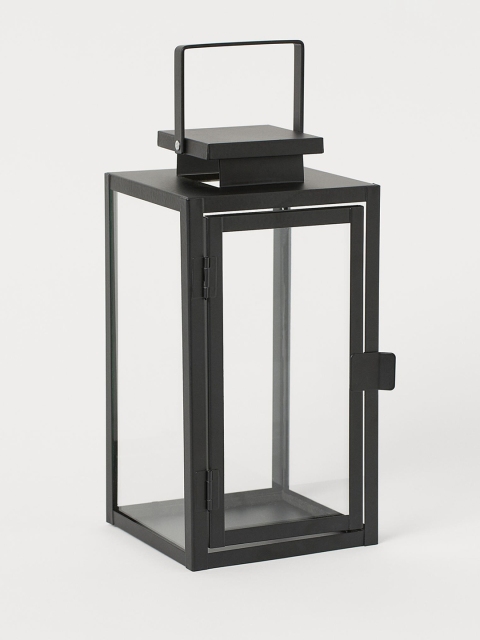 

H&M Black Metal Candle Lantern
