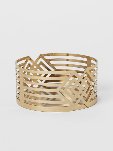 

H&M Golden Metal Bottle Coaster, Gold