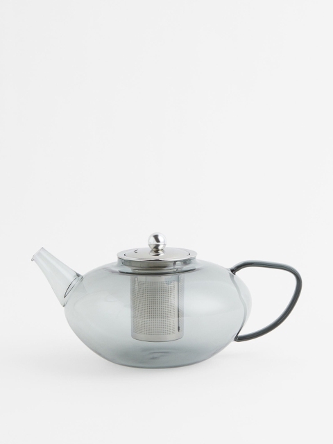 

H&M Grey Glass Teapot