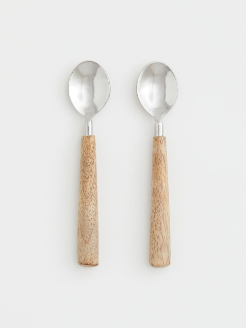 

H&M Silver-Toned & Beige 2-Pack Spoons