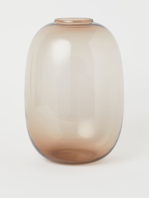 

H&M Brown Large Glass Vase