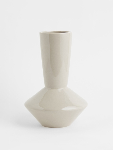

H&M Beige Large Stoneware Vase