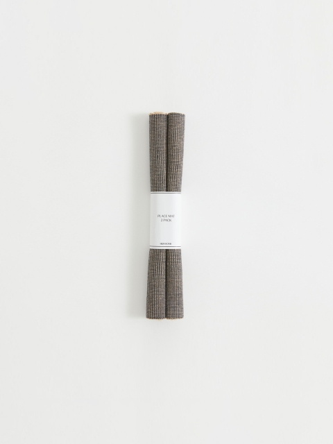 

H&M Black & Beige 2-Pack Jute-Blend Table Mats