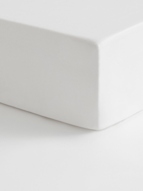 

H&M Fitted Sateen Sheet, White