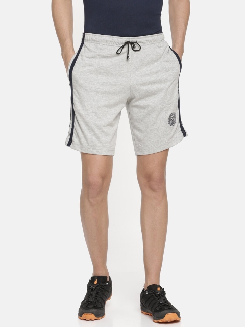 

Macroman M-Series Men Grey Solid Cotton Lounge Shorts