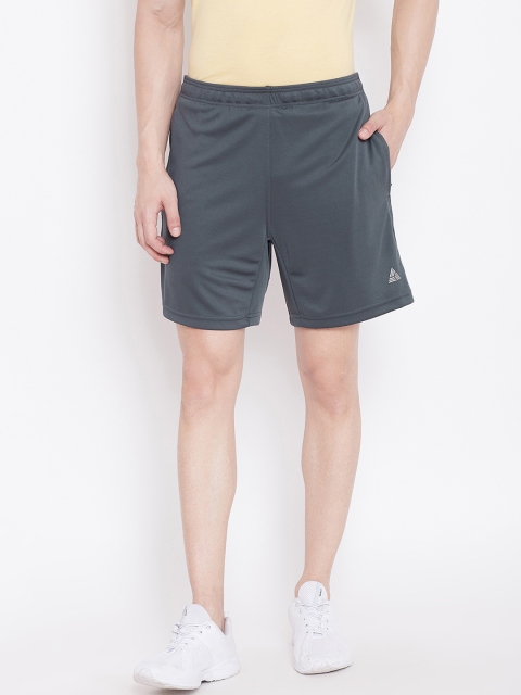 

ATHLISIS Men Grey Training or Gym Sports Shorts with e-Dry Technology Technology