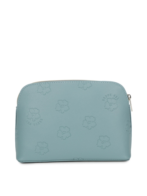 

Ted Baker Women Blue Solid Makeup Bag
