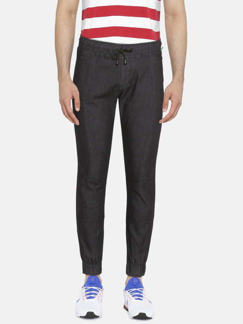 

Sports52 wear Men Navy Solid Joggers Trousers, Navy blue