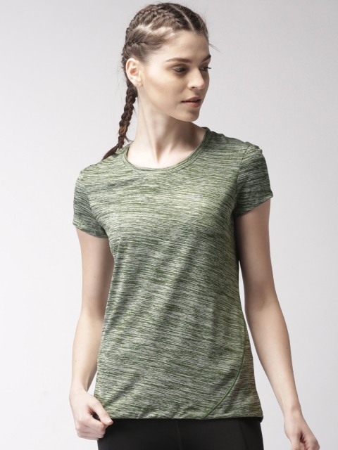 

2GO Women Green Melange T-shirt