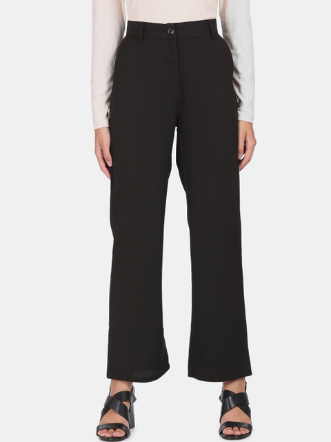 

SHFFL Women Black Trousers