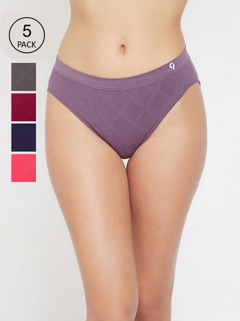 

C9 AIRWEAR Women Pack Of 5 Assorted Basic Briefs