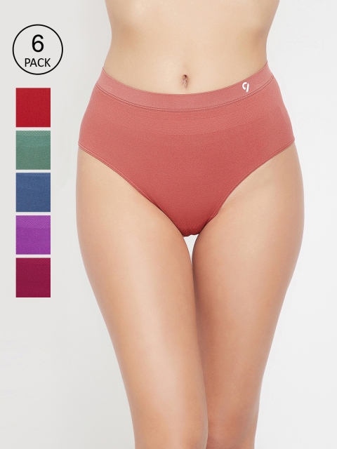 

C9 AIRWEAR Women Pack of 6 Assorted Basic Briefs, Multi