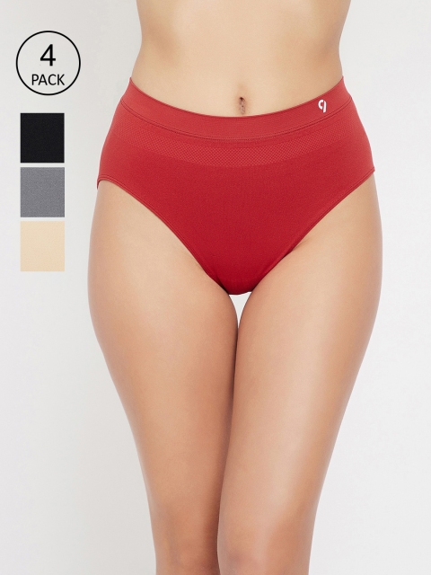 

C9 AIRWEAR Women Pack of 4 Assorted Basic Briefs