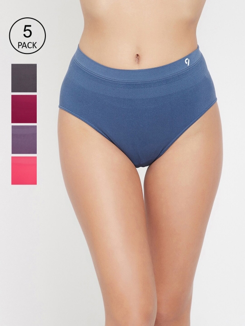 

C9 AIRWEAR Women Pack of 5 Assorted Seamless Hipster Briefs