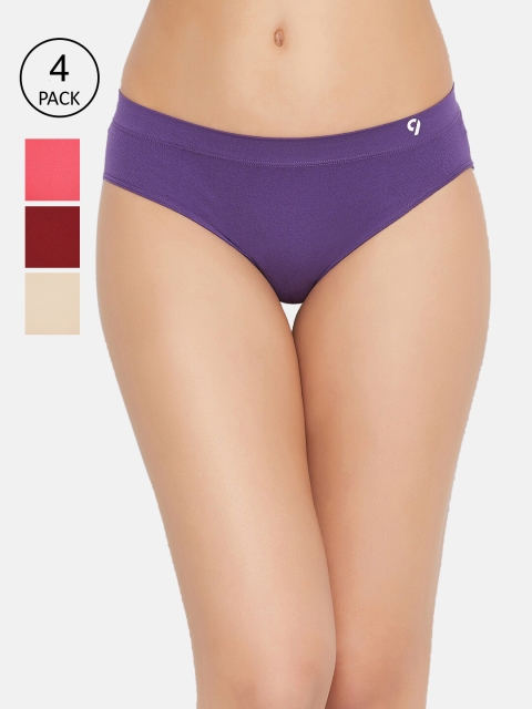 

C9 AIRWEAR Women Pack Of 4 Assorted Basic Briefs