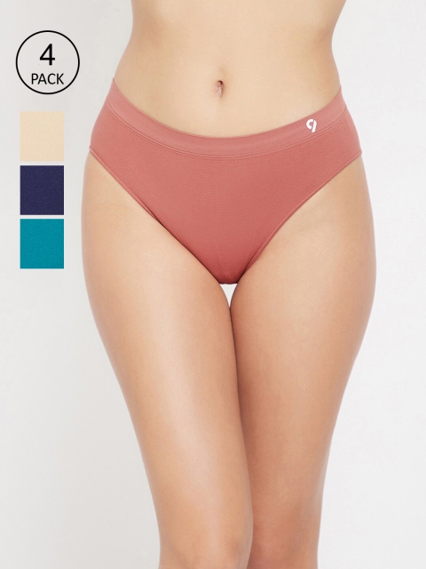 

C9 AIRWEAR Women Pack Of 4 Assorted Basic Briefs