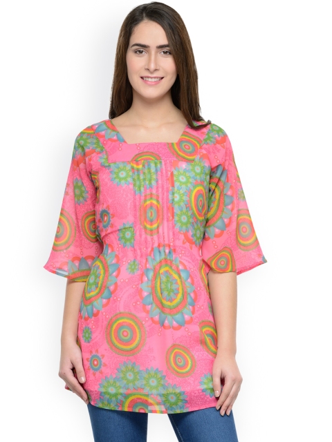 

Ayaany Pink Printed Tunic