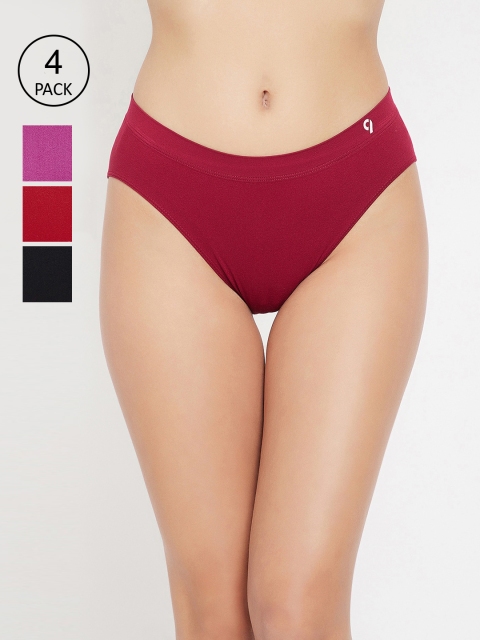 

C9 AIRWEAR Women Pack Of 4 Assorted Seamless Basic Briefs