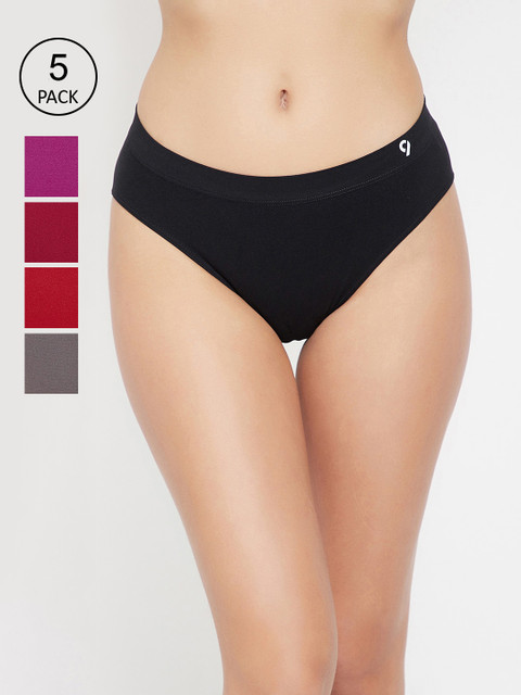 

C9 AIRWEAR Women Pack Of 5 Assorted Seamless Basic Briefs