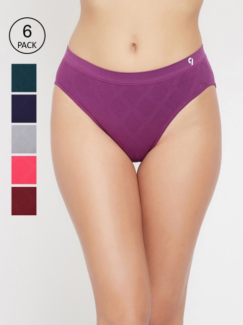 

C9 AIRWEAR Women Pack Of 6 Assorted Basic Briefs