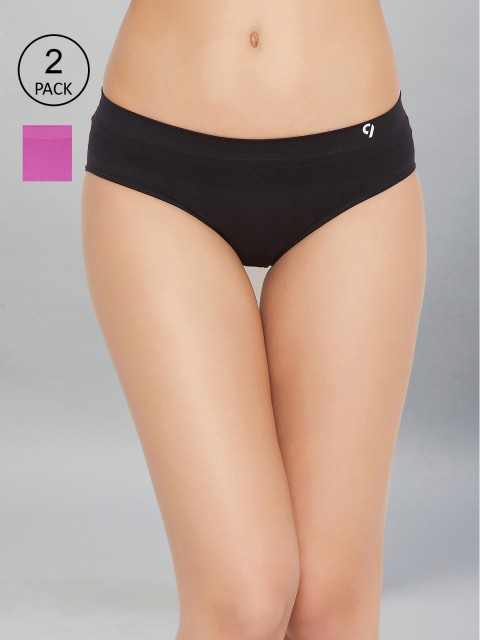 

C9 AIRWEAR Women Pack Of 2 Assorted Seamless Basic Briefs