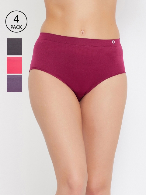 

C9 AIRWEAR Women Pack Of 4 Assorted Basic Briefs