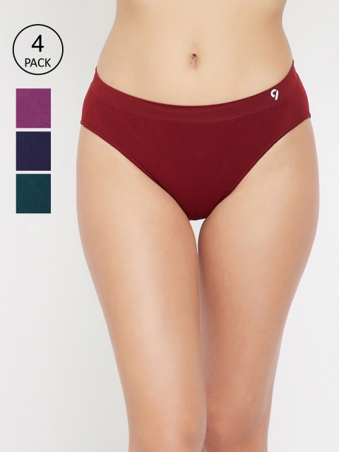 

C9 AIRWEAR Women Pack Of 4 Assorted Basic Briefs