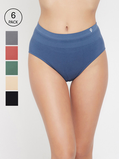 

C9 AIRWEAR Women Pack Of 6 Assorted Basic Briefs
