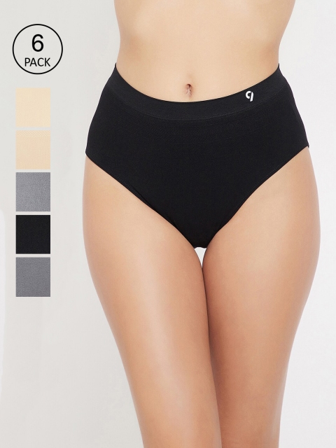 

C9 AIRWEAR Women Pack Of 6 Assorted Seamless Basic Briefs