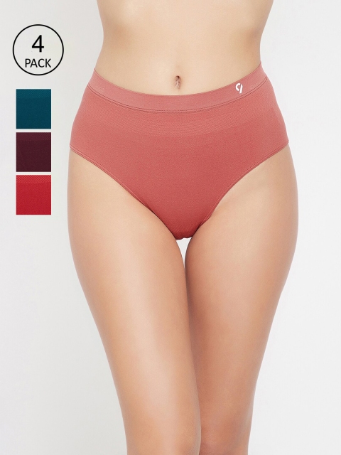 

C9 AIRWEAR Women Pack Of 4 Assorted Basic Briefs