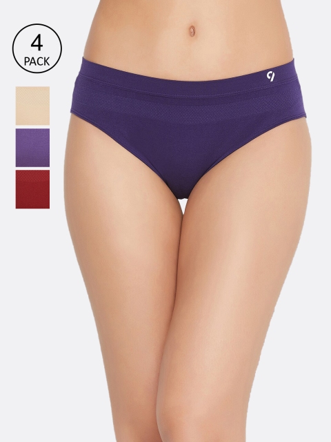 

C9 AIRWEAR Women Pack Of 4 Assorted Basic Briefs