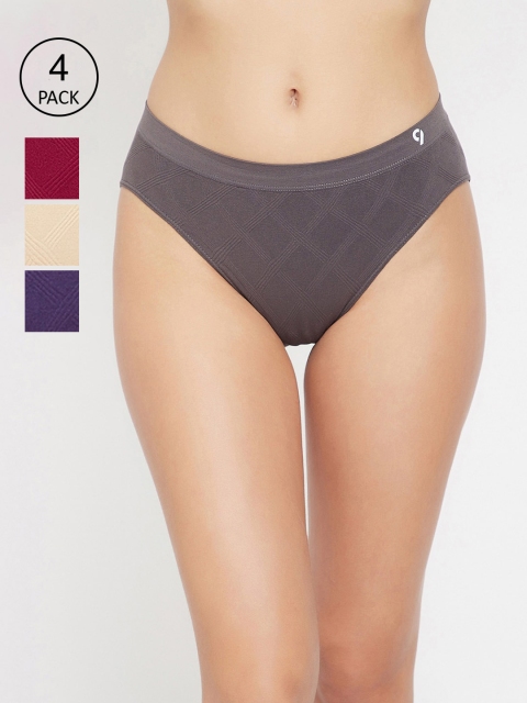 

C9 AIRWEAR Women Pack Of 4 Assorted Basic Briefs