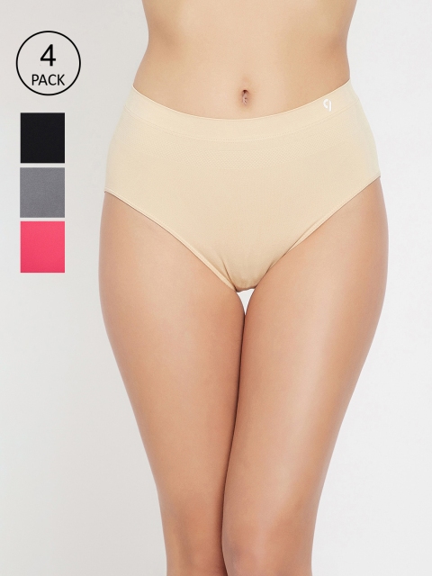 

C9 AIRWEAR Women Pack of 4 Assorted Basic Briefs