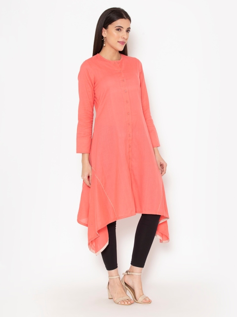 

Ekmatra Peach-Coloured Pure Cotton Tunic
