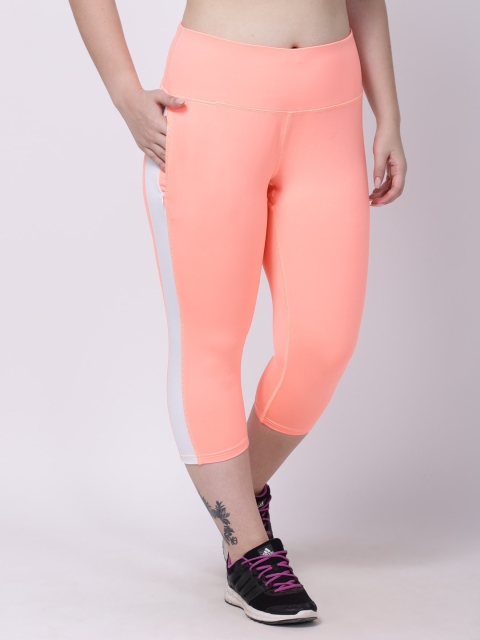 

STUDIOACTIV Women Orange & White Capris