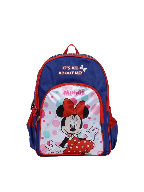 

Disney Unisex Kids Blue & Red Graphic Printed Backpack