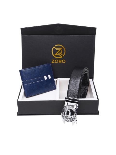 

ZORO Men Black & Blue Accessory Gift Set