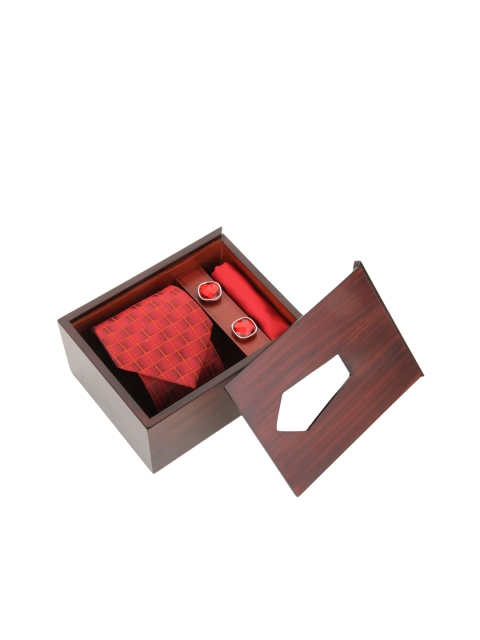 

Alvaro Castagnino Men Maroon Accessory Gift Set