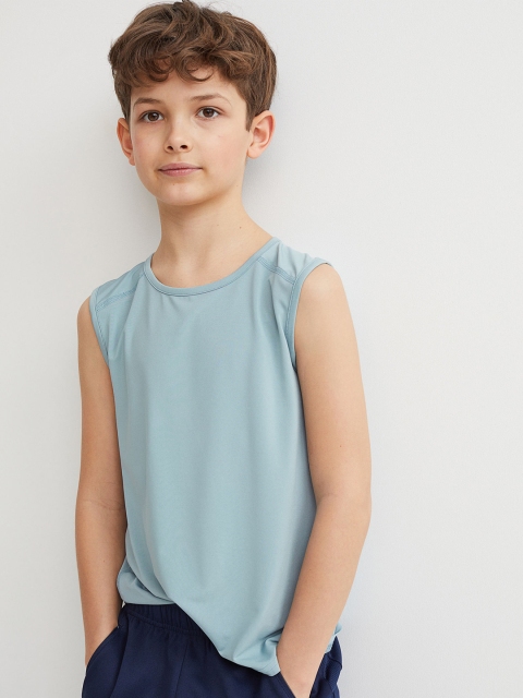 

H&M Boys 2-Pack Sports Vest Tops, Navy blue