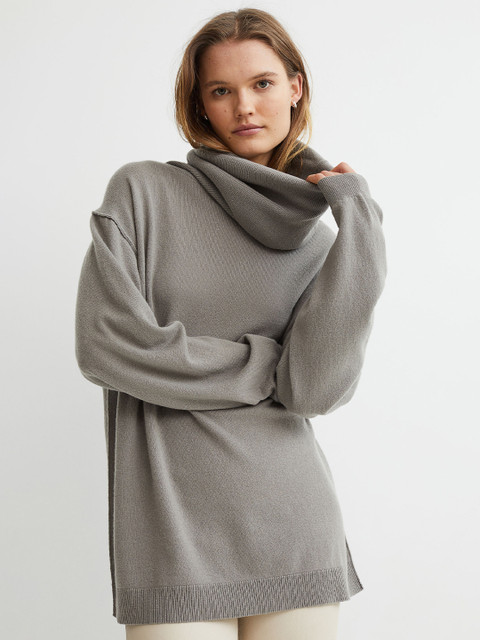 

H&M Women Beige Cashmere Jumper