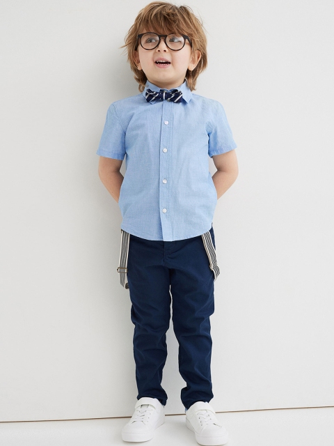

H&M Boys Blue Cotton 4-Piece Set