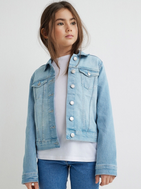 

H&M Girls Blue Superstretch Denim Jacket