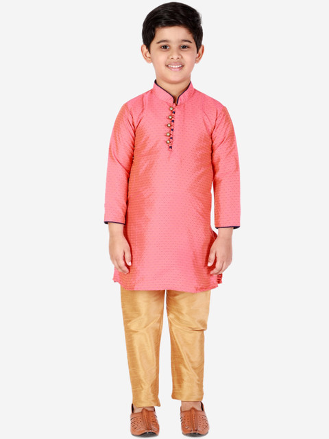 

Pro-Ethic STYLE DEVELOPER Boys Maroon Kurta with Pyjamas
