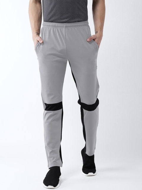 

Masch Sports Men Grey & Black Solid Dri-Fit Track Pants