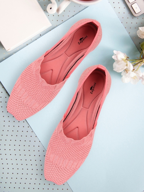 

ZAPATOZ Women Pink Ballerinas with Bows Flats