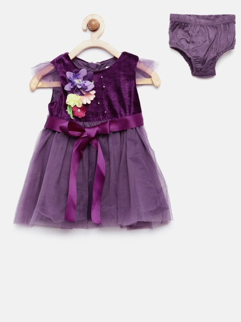 

Nauti Nati Girls Purple Fit & Flare Dress