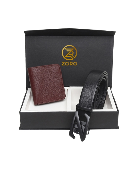 

ZORO Men Black Solid Accessory Gift Set