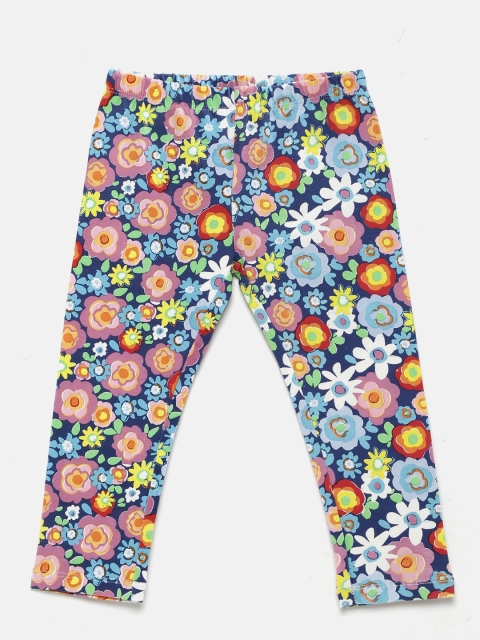 

Nauti Nati Girls Multicoloured Floral Print Leggings, Multi